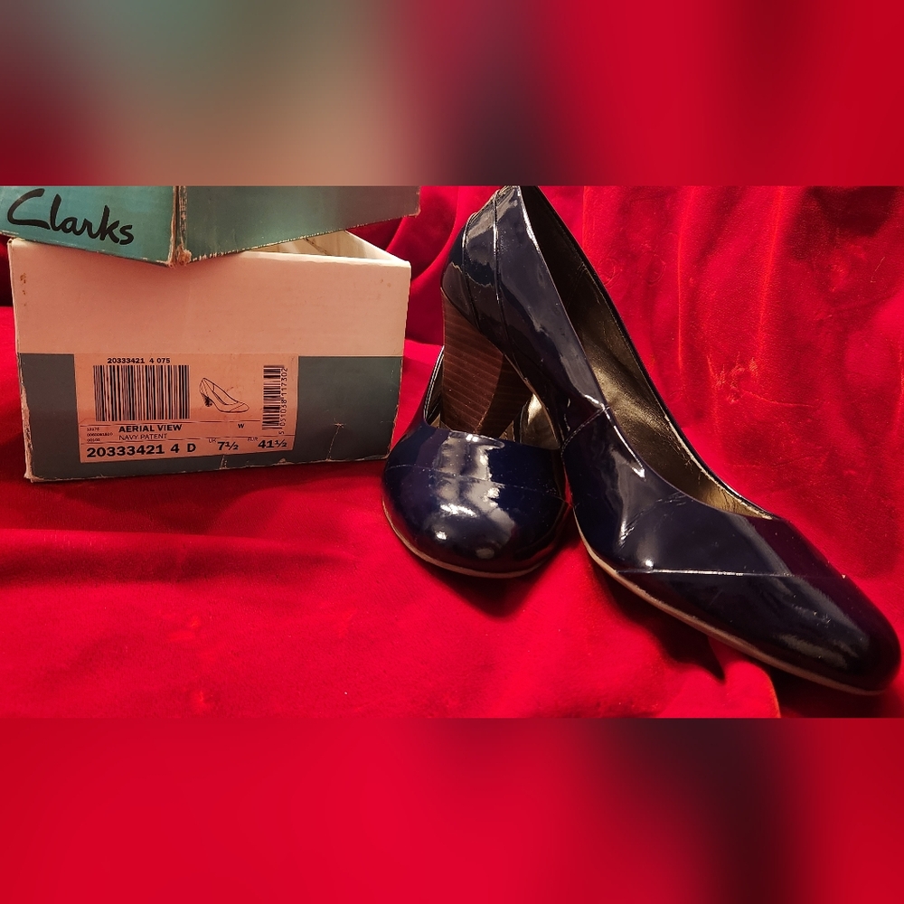 Clark's Elegant Navy Blue Women's Shoes